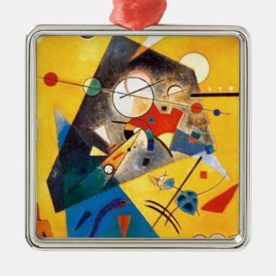 Kandinsky Quiet Harmony Abstract Art Metal Tree Decoration