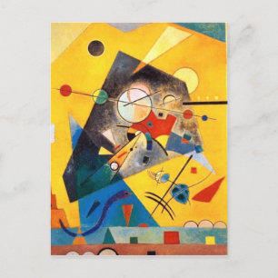 Kandinsky Quiet Harmony Abstract Art Postcard