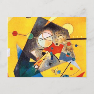Kandinsky Quiet Harmony Abstract Art Postcard