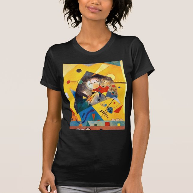 Kandinsky Quiet Harmony Abstract Art T-Shirt (Front)