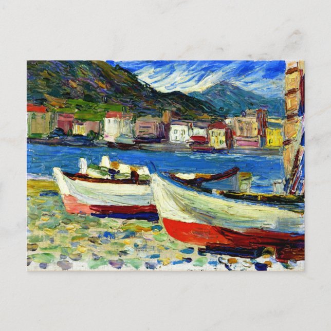 Kandinsky - Rapallo Boats Postcard (Front)