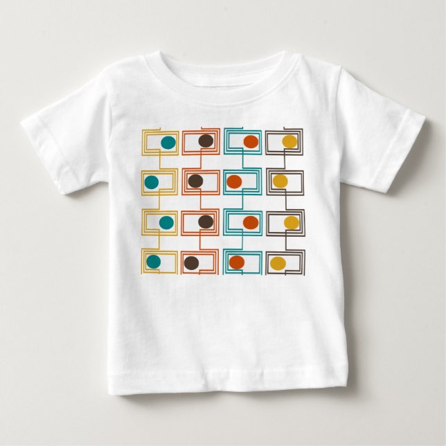 Kandinsky Rectangles with Ovals  Baby T-Shirt (Front)