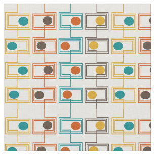 Kandinsky Rectangles with Ovals Fabric