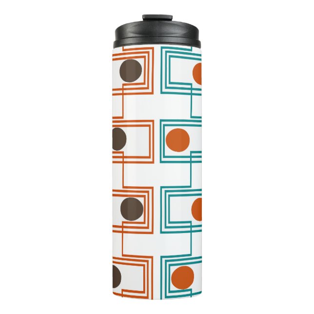 Kandinsky Rectangles with Ovals  Thermal Tumbler (Front)