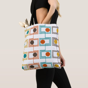 Kandinsky Rectangles with Ovals Tote Bag
