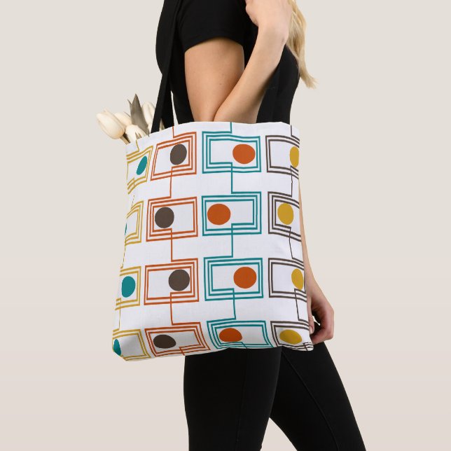 Kandinsky Rectangles with Ovals  Tote Bag (Close Up)