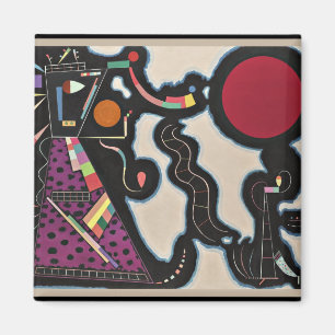 Kandinsky - Red Circle Magnet