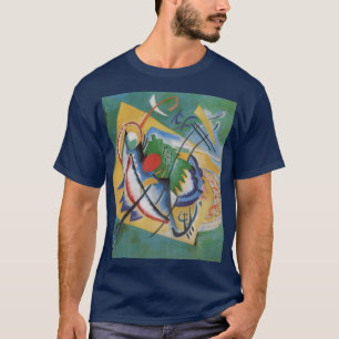 Kandinsky Red Oval Abstract Green Yellow Blue T-Shirt