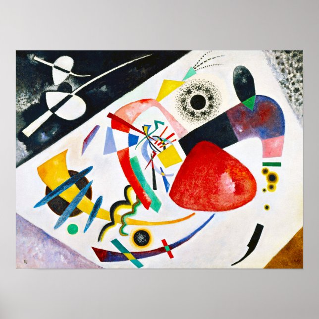 Kandinsky Red Spot Poster (Front)