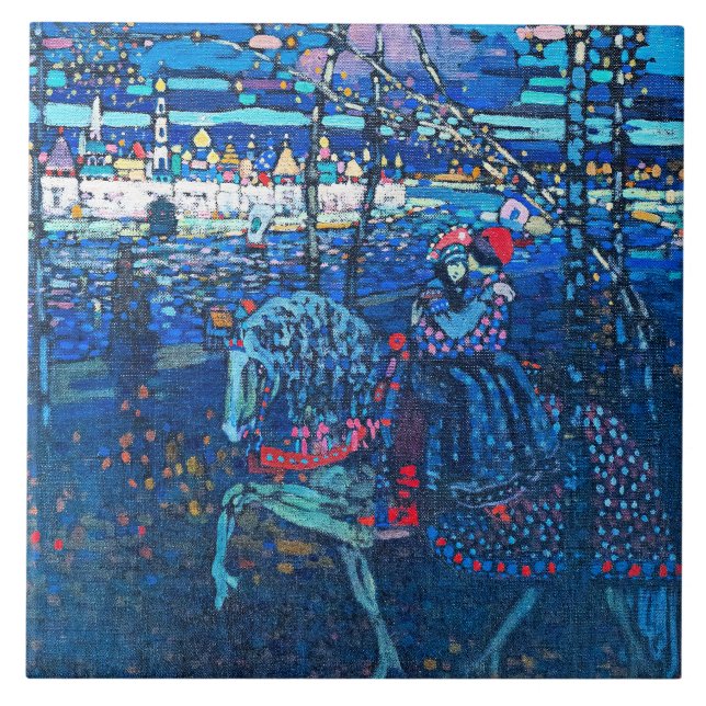 Kandinsky - Riding Couple Tile (Front)