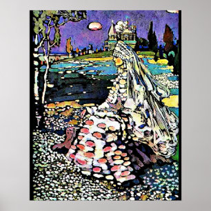 Kandinsky - Russian Beauty in a Landscape Poster