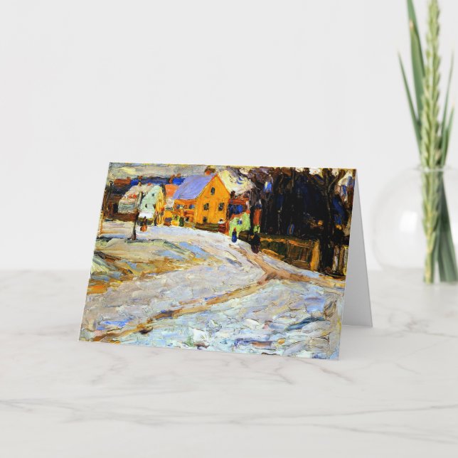 Kandinsky - Schwabing-Nikolaiplatz Card (Front)