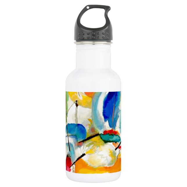 Kandinsky Sea Battle 1913 532 Ml Water Bottle (Front)