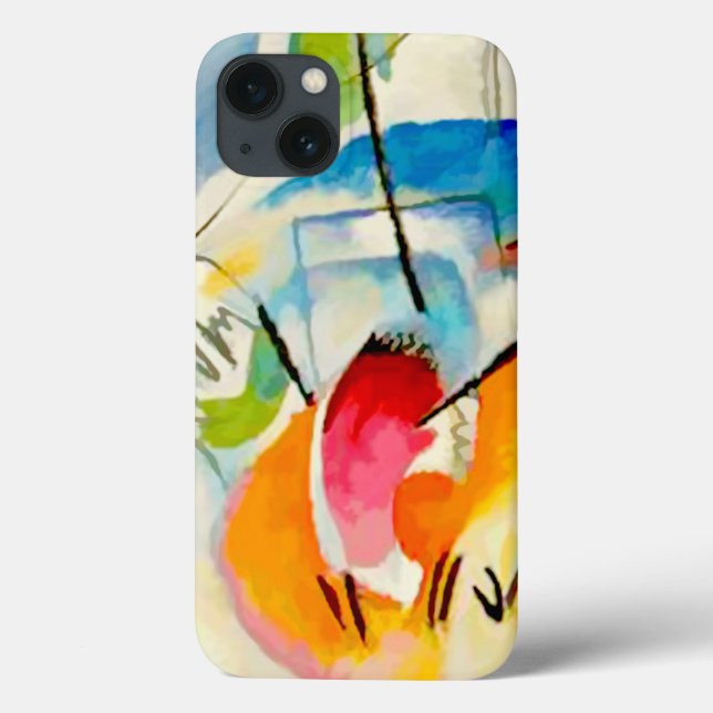 Kandinsky Sea Battle 1913 Case-Mate iPhone Case (Back)