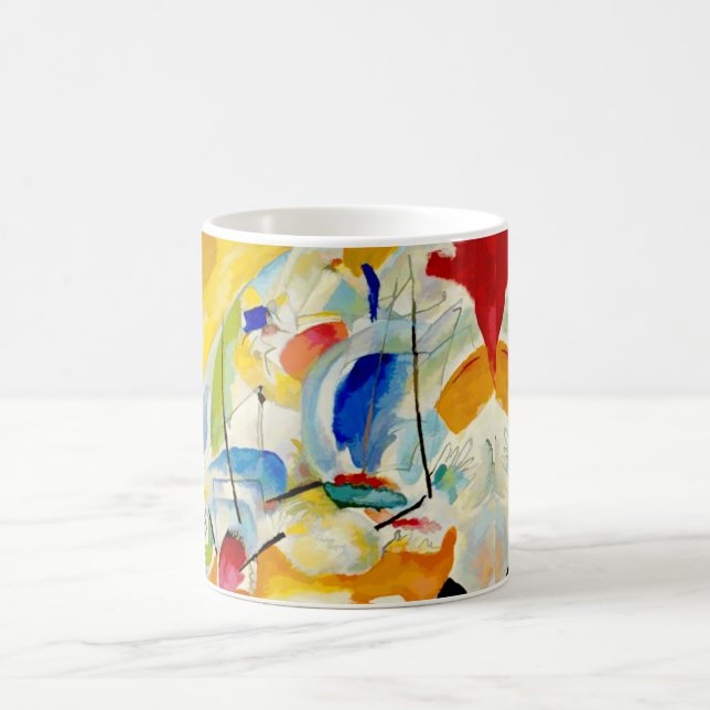 Kandinsky Sea Battle 1913 Coffee Mug (Center)