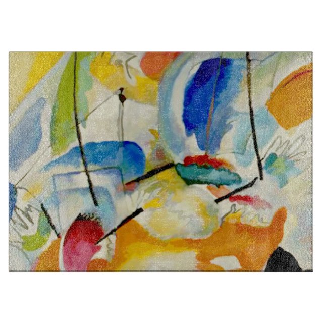 Kandinsky Sea Battle 1913 Cutting Board (Front)