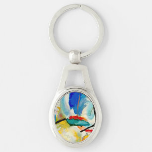 Kandinsky Sea Battle 1913 Key Ring