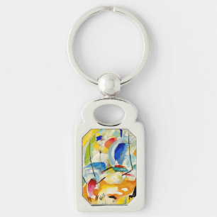 Kandinsky Sea Battle 1913 Key Ring
