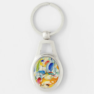 Kandinsky Sea Battle 1913 Key Ring