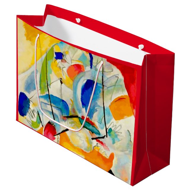 Kandinsky Sea Battle 1913 Large Gift Bag (Front Angled)
