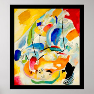 Kandinsky Sea Battle 1913 Poster