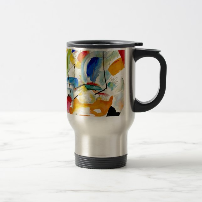 Kandinsky Sea Battle 1913 Travel Mug (Right)