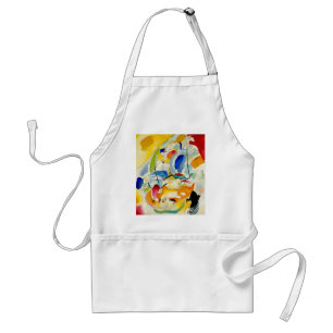 Kandinsky Sea Battle Painting 1913 Standard Apron