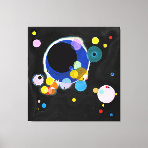 KANDINSKY - SEVERAL CIRCLES - 1926 - Bauhaus - Canvas Print