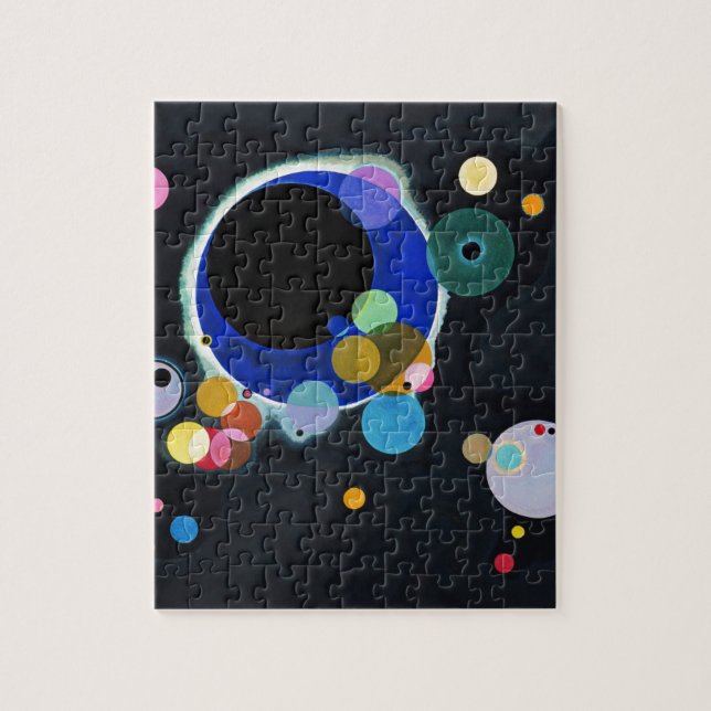 Kandinsky Several Circles Abstract Jigsaw Puzzle (Vertical)