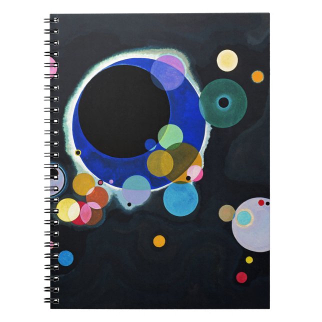 Kandinsky Several Circles Abstract Notebook (Front)