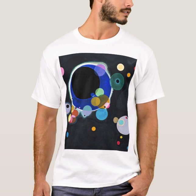 Kandinsky Several Circles Artwork T-Shirt (Front)