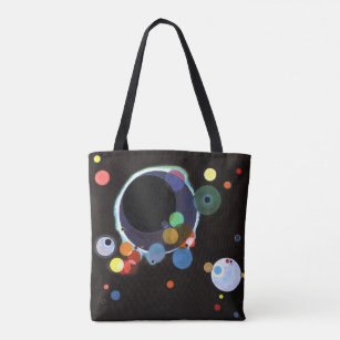 Kandinsky - Several Circles, famous painting Tote Bag
