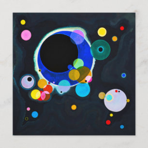 Kandinsky Several Circles Invitations