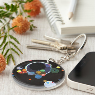Kandinsky - Several Circles Key Ring