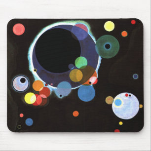 Kandinsky - Several Circles Mouse Mat