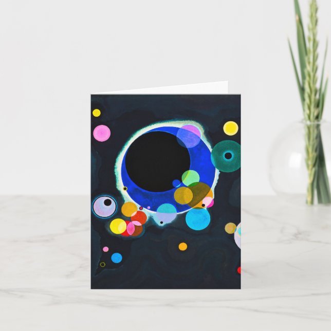 Kandinsky Several Circles Note Card (Front)