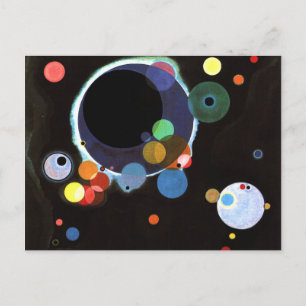 Kandinsky - Several Circles Postcard