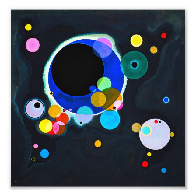 Kandinsky Several Circles Print (Front)