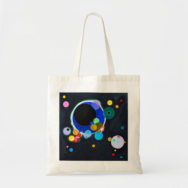 Kandinsky Several Circles Tote Bag (Front)