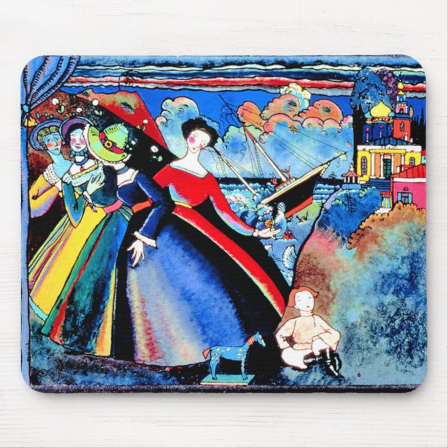 Kandinsky - Ship, Mouse Mat (Front)