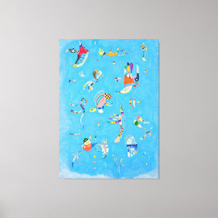 KANDINSKY - SKY BLUE (Bleu de Ciel) - 1940 -  Canvas Print