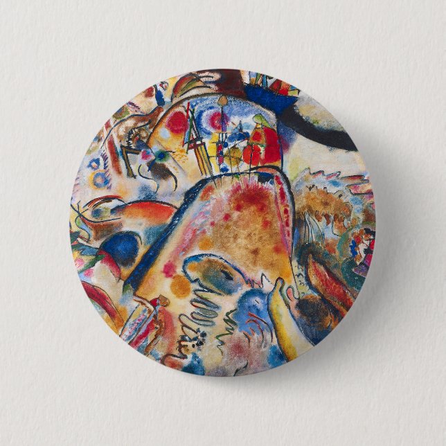 Kandinsky Small Pleasures Button (Front)