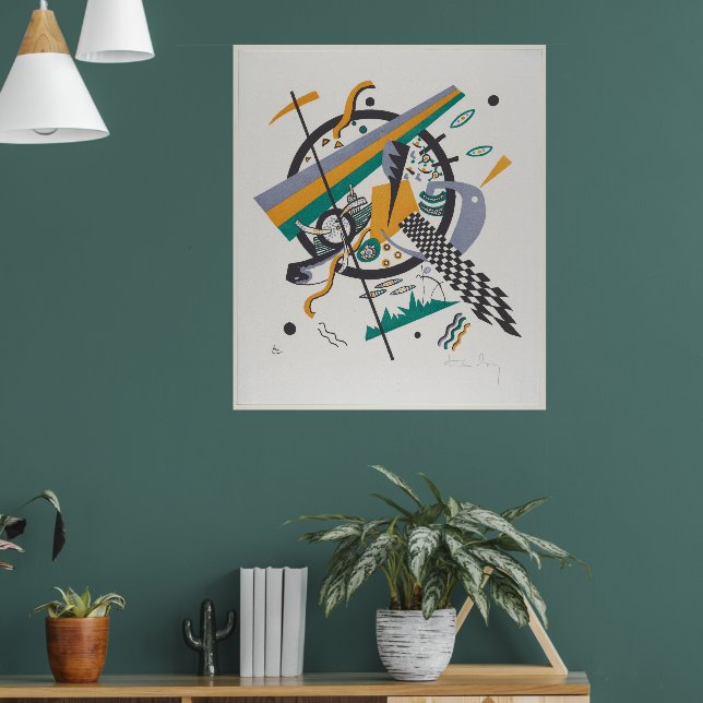 Kandinsky 'Small Worlds' 1922 Poster (Living Room 1)