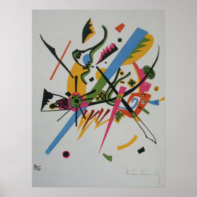 Kandinsky Small Worlds I Abstract Painting Poster (Front)