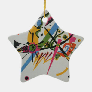 Kandinsky Small Worlds Kleine Welts I Ceramic Tree Decoration