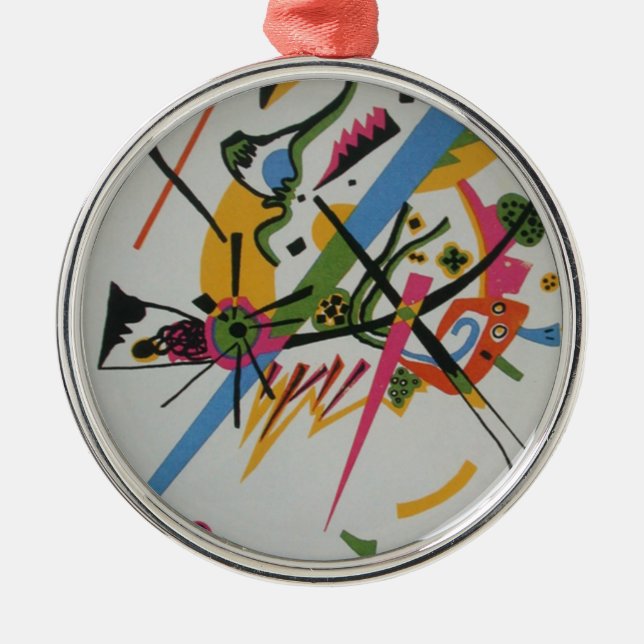 Kandinsky Small Worlds Kleine Welts I Metal Tree Decoration (Front)
