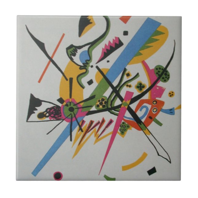 Kandinsky Small Worlds Kleine Welts I Tile (Front)
