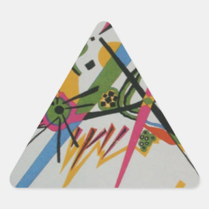 Kandinsky Small Worlds Kleine Welts I Triangle Sticker