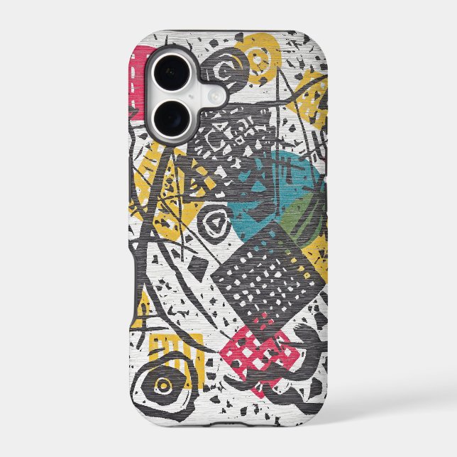 Kandinsky Small Worlds V - Abstract Art Phone Case (Back)