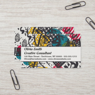 Kandinsky Small Worlds V Abstract Classic Business Card